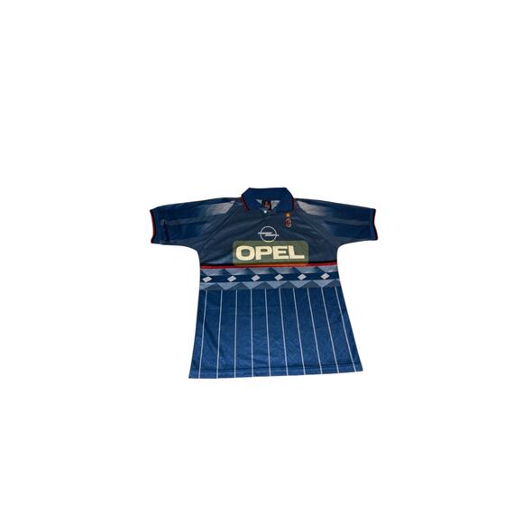 AC Milan Lotto 95/96 Fourth Opel Jersey Large L THROWBACK REPLICA Near MINT - Picture 1 of 7